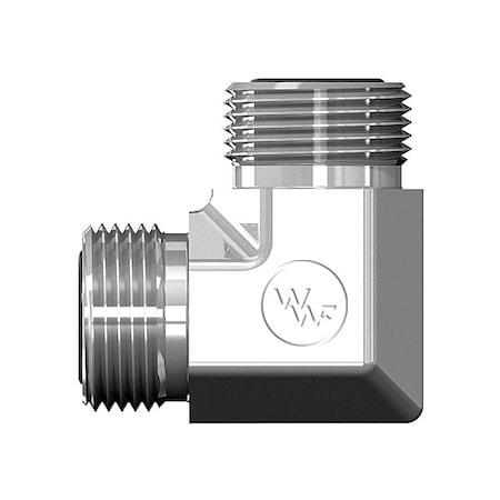 Male Flat Face O-Ring To Male Flat Face O-Ring 90° Union Elbow